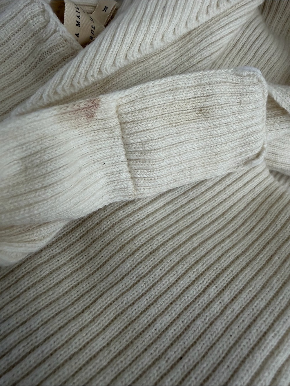 Sezane Ribbed Long Sleeve Bodysuit - Picture 5 of 7
